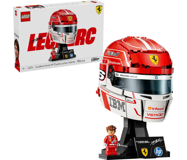 LEGO EDITIONS 43014 Kask Charles Leclerc Scuderia Ferrari HP - 1517900 - zdjęcie 2